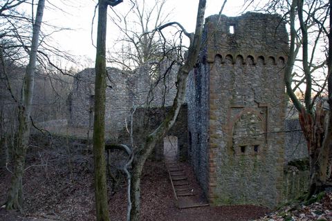 Westansicht des Mühlturms